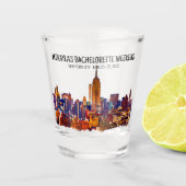 New York Bachelorette Weekend Shot glas (Voorkant)