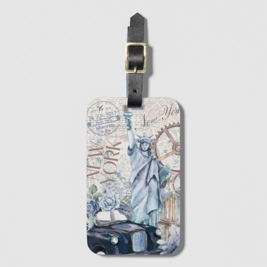  New York Bagagelabel (Voorkant (verticaal))