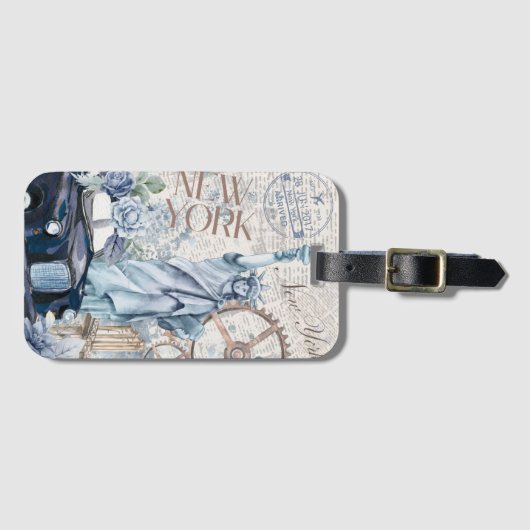  New York Bagagelabel (Voorkant (horizontaal))