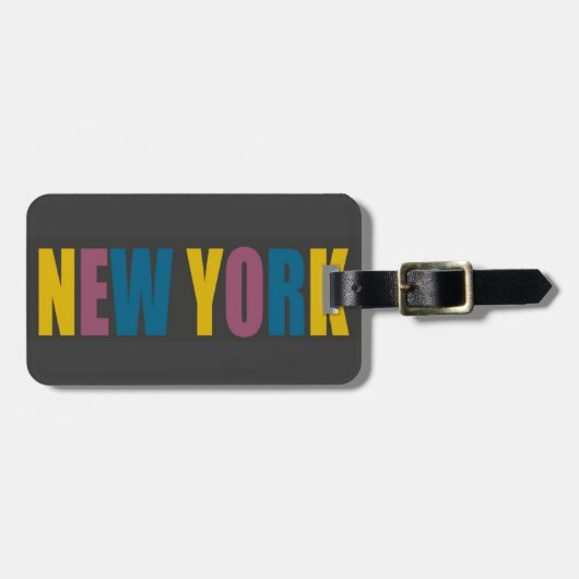 New York Bagagelabel (Voorkant horizontaal)