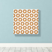 New York Bagel Canvas Afdruk (Insitu (Houten vloer))