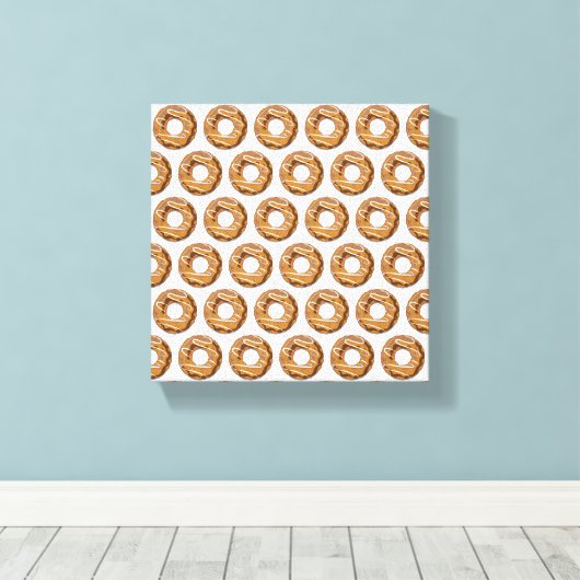 New York Bagel Canvas Afdruk (Insitu (Houten vloer))