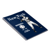 New York Baseball - Retro 2023 Notitieboek (Rechterzijde)