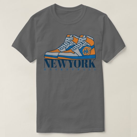 New York Basketbal Sneakers T-shirt (Design voorkant)