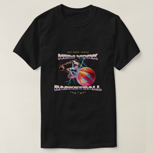 NEW YORK BASKETBAL T-SHIRT (Design voorkant)