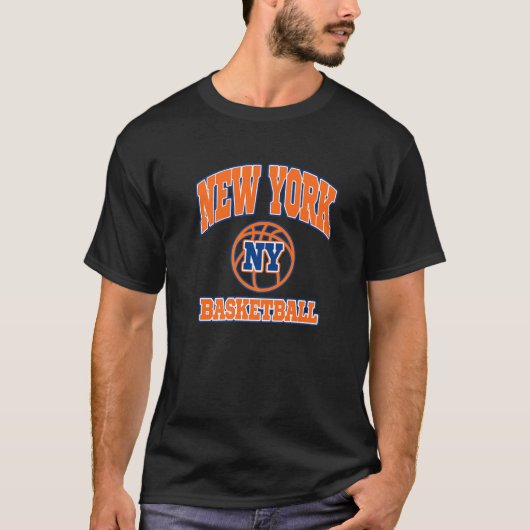 New York Basketball Fan Hometown Pride Ny T-shirt (Voorkant)