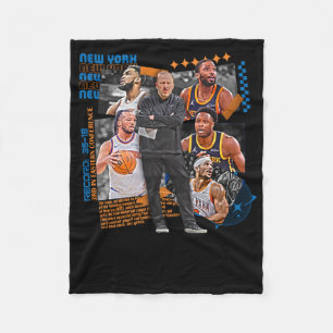 New York Basketball Team Squad Design Fleece Deken