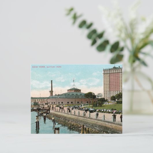  New York, Battery Park Briefkaart (Staand voorkant)