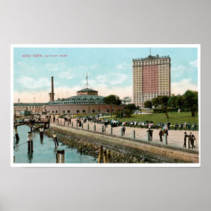  New York, Battery Park Poster