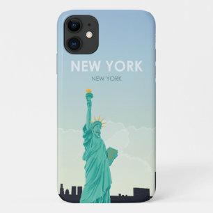 New York beeld van de vrije reis Case-Mate iPhone Case