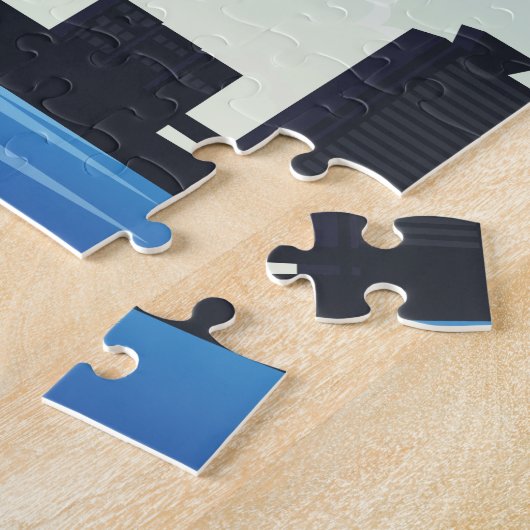 New York beeld van de vrijheid van reizen Legpuzzel (Zijkant)