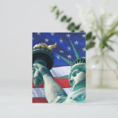 New York beeld van vrije Briefkaarten (Staand voorkant)