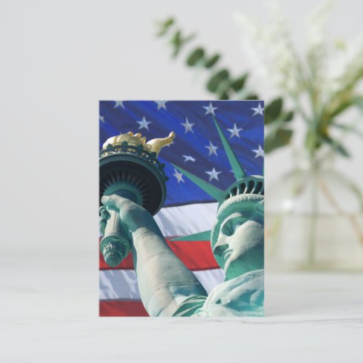 New York beeld van vrije Briefkaarten (Staand voorkant)