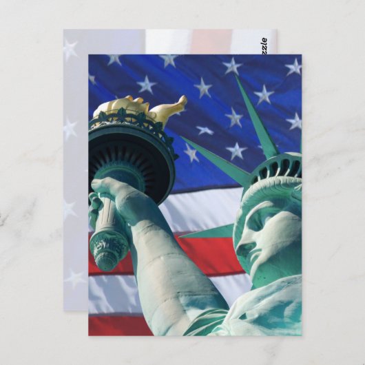 New York beeld van vrije Briefkaarten (Voorkant / Achterkant)