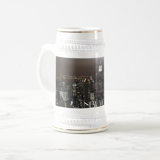 New York Beer Mok New York City Souvenir Mokken (Voorkant links)