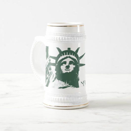 New York Beer Mok New York City Souvenir Mokken (Voorkant links)