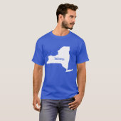 New York Belong State Map T-shirt (Voorkant volledig)