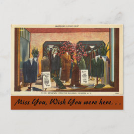 New York, Belvedere Clothes Shop, Yonkers Briefkaart