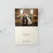 New York Bermuda Airmail Wedding Bedankt Feestdagen Kaart (Binnen)