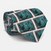 New York - beschadigd fotoeffect Stropdas (Opgerold)