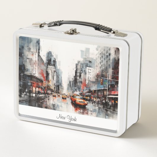 New York, beschilderd landschap (Voorkant)