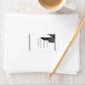 New York Bestemming Bruiloft Lip Balm Label (Insitu)