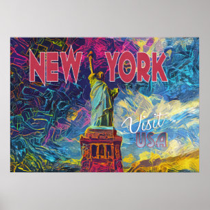 New York, Bezoek de VS... Poster