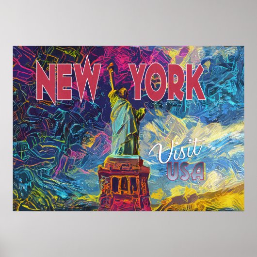 New York, Bezoek de VS... Poster (Voorkant)