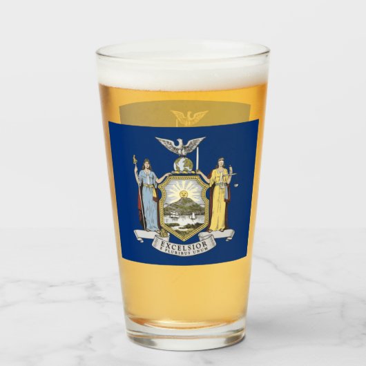 NEW YORK BIERGLAS GLAS (Voorkant gevuld)