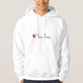 New York Big Apple Love Cool Hoodie (Voorkant)