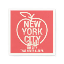New York Big Apple Modern Rood