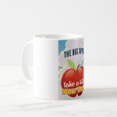 New York Big Apple reisposter Koffiemok (Voorkant links)