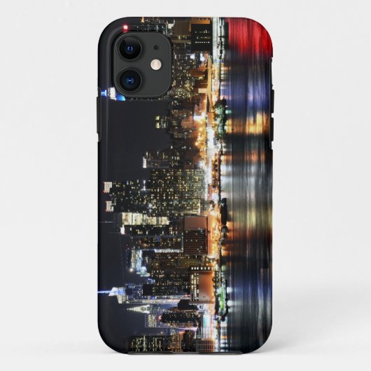 New York bij nacht Case-Mate iPhone Case (Achterkant)