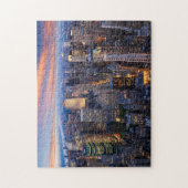 New York bij nacht Legpuzzel (Verticaal)