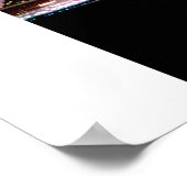 New York bij nacht Poster (Hoek)