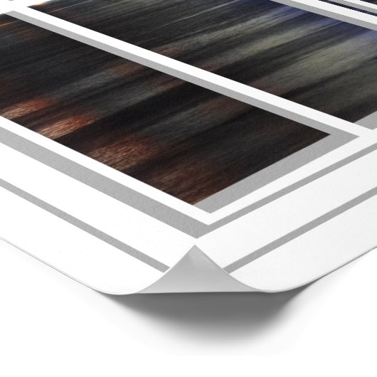 New York bij nacht White 24-puit open Poster (Hoek)