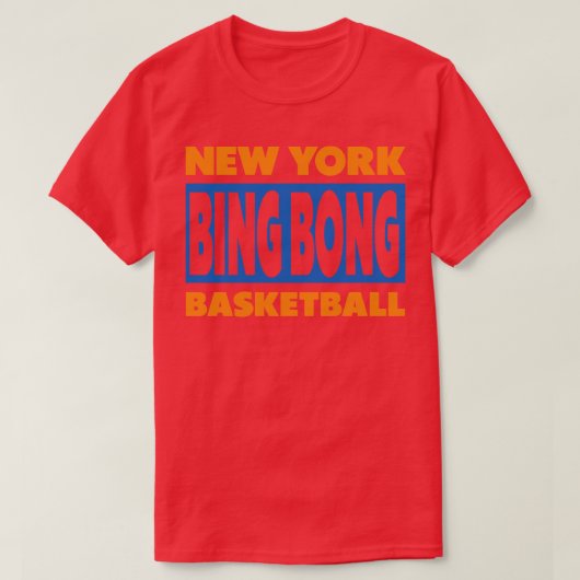 New York Bing Bong Basketbal T-shirt (Design voorkant)