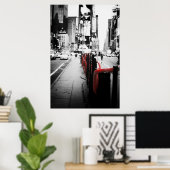 New York Black en White Photo Poster (Thuiskantoor)