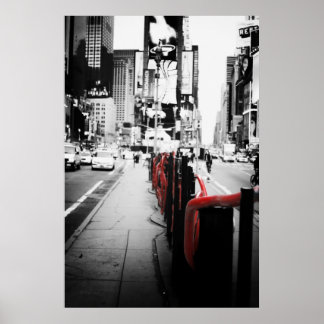 New York Black en White Photo Poster
