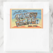 New York, Blad van 4 Coney Island stickers (Tas)