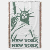New York Blanket NYC beeld van de Liberty Blanket Deken (Voorkant Verticaal)