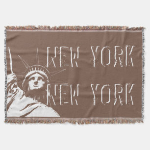 New York Blanket NYC beeld van de Liberty Blanket Deken