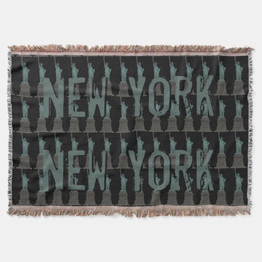 New York Blanket NYC beeld van de Liberty Blanket Deken (Voorkant)