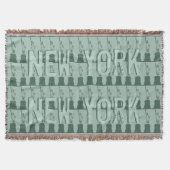 New York Blanket NYC beeld van de Liberty Blanket Deken (Voorkant)