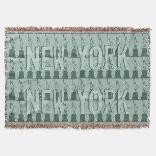 New York Blanket NYC beeld van de Liberty Blanket Deken