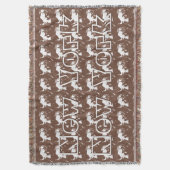 New York Blanket NYC Bull Statue Souvenir Blanket Deken (Voorkant Verticaal)