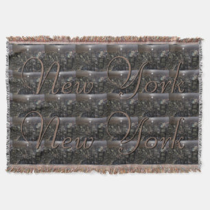 New York Blanket NYC Empire State Souvenir Blanket Deken