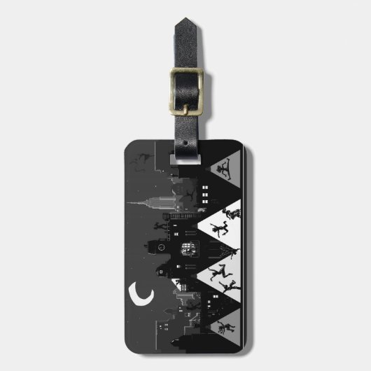 New York Boogie Nights Bagagelabel (Voorkant verticaal)