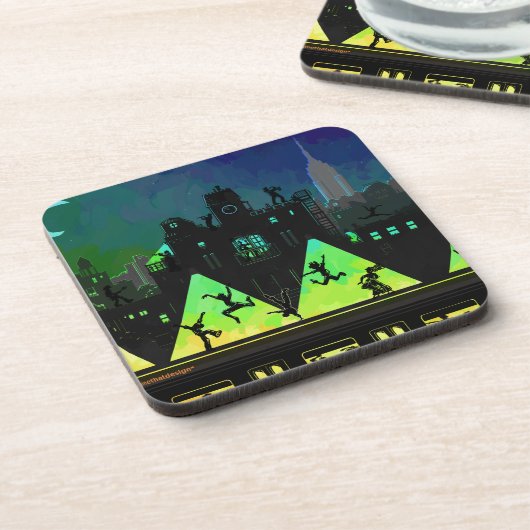 New York Boogie Nights Bier Onderzetter (Linkerzijde)