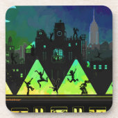 New York Boogie Nights Bier Onderzetter (Voorkant)